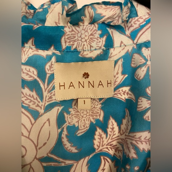 Hannah Artwear Gaia Dress Blue Size 1/ US 6 - Picture 7 of 9